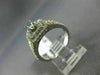 WIDE .66CT DIAMOND 14K TWO TONE GOLD 3D SEMI ETERNITY SEMI MOUNT ENGAGEMENT RING