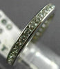 ESTATE 1.0CT ROUND DIAMOND PLATINUM 3D ETERNITY WEDDING ANNIVERSARY RING #20256
