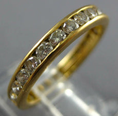 1.10CT DIAMOND 18KT YELLOW GOLD TIFFANY & CO CHANNEL ETERNITY ANNIVERSARY RING
