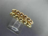 ESTATE 14KT YELLOW & ROSE GOLD HANDCRAFTED DOUBLE ETERNITY BEADED STACKABLE RING