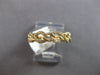ESTATE .20CT DIAMOND 14KT YELLOW GOLD 5MM CLASSIC LOVE KNOT OVAL LINK FUN RING