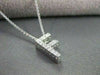ESTATE .25CT DIAMOND 14KT WHITE GOLD "F" INITIAL PENDANT F/G VS STUNNING! #21904