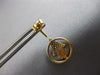 .36CT DIAMOND 14KT YELLOW GOLD 3D LUCKY CHAMSA HAMSA CIRCULAR HANGING EARRINGS