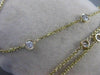ESTATE 1.38CTW 12 DIAMONDS BY THE YARD 14K GOLD NECKLACE