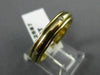 ESTATE .15CT DIAMOND 14KT YELLOW GOLD 3D CLASSIC ETOILE ANNIVERSARY RING #12887