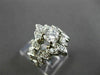 ANTIQUE LARGE 1.15CT ROUND DIAMOND 14K WHITE GOLD COCKTAIL ENGAGEMENT RING 21328