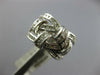 WIDE 1.35CT DIAMOND 14KT WHITE GOLD CRISS CROSS LOVE KNOT FUN ANNIVERSARY RING