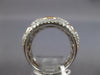 ESTATE LARGE 1.22CT DIAMOND 14KT WHITE & ROSE GOLD 3D CLASSIC LOVE KNOT FUN RING