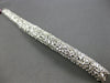 EXTRA LARGE 13.86CT DIAMOND 18K WHITE GOLD 3D CLUSTER GRADUATING BANGLE BRACELET