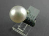 LARGE .94CT DIAMOND AAA SAPPHIRE & AAA SOUTH SEA PEARL 18KT WHITE GOLD LOVE RING