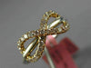 ESTATE .38CT PINK DIAMOND 18KT WHITE & ROSE GOLD 3D CLASSIC INFINITY LOVE RING