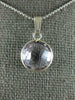 ESTATE 3.60CT AAA PINK AMETHYST 14KT WHITE GOLD 3D ROUND CLASSIC BEZEL PENDANT