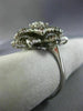 ESTATE LARGE 1.26CT WHITE & CHOCOLATE FANCY DIAMOND 14KT YELLOW GOLD RING #26265