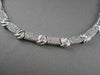 ANTIQUE WIDE 2.0CTW 14KT WHITE FLAT DIAMOND NECKLACE