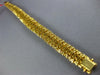 ESTATE EXTRA LARGE 25.71CT FANCY YELLOW DIAMOND 18KT YELLOW GOLD TENNIS BRACELET