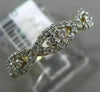 ESTATE .33CT DIAMOND 14KT YELLOW GOLD THREE STONE SEMI ETERNITY ANNIVERSARY RING
