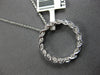 .10CT DIAMOND 14K WHITE GOLD MULTI LEAF CIRCLE OF LIFE FILIGREE FLOATING PENDANT