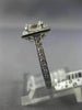 GIA 1.48CT ROUND & ASSCHER DIAMOND 14K WHITE GOLD 3D HALO SQUARE ENGAGEMENT RING