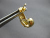 1.78CT AAA CITRINE 14KT YELLOW GOLD SEMI BEZEL UMBRELLA HANGING EARRINGS #27933