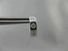 ESTATE .40CT DIAMOND 3D HEXAGON 14K WHITE GOLD HUGGIE EARRINGS STUNNING #19103