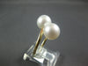 ESTATE AAA SOUTH SEA PEARL 14KT YELLOW GOLD 3D CLASSIC CRISS CROSS LOVE RING