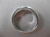 ESTATE WIDE 0.17CT DIAMOND 14KT WHITE GOLD BAGUETTE DIAGONAL MENS RING #21678