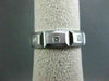 ESTATE WIDE .70CT DIAMOND 14KT WHITE GOLD PRINCESS CUT ETERNITY RING SHARP #2602