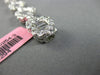ESTATE LARGE 10.34CT ROUND BAGUETTE DIAMOND 18K WHITE GOLD HEART TENNIS BRACELET