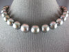 ESTATE EXTRA LARGE AAA TAHITIAN PEARL 14KT WHITE GOLD GRADUATING LOVE NECKLACE