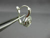 ESTATE .40CT DIAMOND 14KT WHITE GOLD ROUND MILGRAIN LEVERBACK HANGING EARRINGS