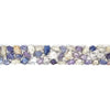 EXTRA LARGE 131.97CT DIAMOND & AAA MULTI COLOR SAPPHIRE 18KT WHITE GOLD BRACELET