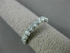 ESTATE 1.30CT DIAMOND 18K WHITE GOLD 3/4 ETERNITY ROUND WEDDING ANNIVERSARY RING