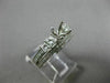 1.0CT ROUND & PRINCESS DIAMOND 14KT WHITE GOLD 3D SEMI MOUNT ENGAGEMENT RING SET