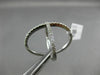 ESTATE LARGE .61CT DIAMOND 14KT WHITE GOLD 3D CRISS CROSS X INFINITY LOVE RING