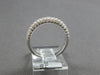 .71CT DIAMOND 18KT WHITE GOLD PAVE 3 ROW SEMI ETERNITY WEDDING ANNIVERSARY RING