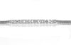 2.26CT DIAMOND 18KT WHITE GOLD ROUND & BAGUETTE SEMI ETERNITY PANTHER BRACELET