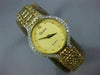 ESTATE LARGE GENEVE .70CT DIAMOND 14KT WHITE & YELLOW GOLD 3D ROUND WATCH #10771
