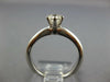 ESTATE .40CT DIAMOND PLATINUM 3D CLASSIC TIFFANY & CO SOLITAIRE ENGAGEMENT RING