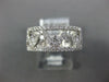 WIDE 1.05CT DIAMOND 18KT WHITE GOLD 3D OPEN FILIGREE ETERNITY ANNIVERSARY RING
