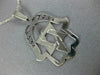 ESTATE LARGE 14KT WHITE GOLD CLASSIC STAR OF DAVID HAMSA FLOATING PENDANT #2734