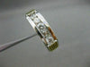ESTATE .75CT ROUND DIAMOND 5 STONE 14KT TWO TONE GOLD ANNIVERSARY RING #11922