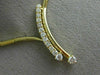 ESTATE 1.05CT DIAMOND 18KT YELLOW GOLD 3D CLASSIC JOURNEY DROP NECKLACE #12018