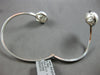 LARGE .51CT DIAMOND & AAA SOUTH SEA PEARL 18KT WHITE GOLD FLOWER BANGLE BRACELET