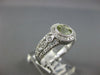 1.25CT DIAMOND & AAA LEMON QUARTZ 14K WHITE GOLD 3D ROUND HALO FILIGREE FUN RING