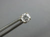 ESTATE .60CT DIAMOND 14KT WHITE GOLD 3D ROUND CLASSIC STUD EARRINGS #587