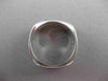 ESTATE 14K WHITE GOLD CLASSIC MATTE & SHINY WEDDING ANNIVERSARY BAND RING #23162