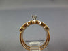 ESTATE WIDE 1CT DIAMOND 14KT ROSE GOLD ROUND MARQUISE SHAPE ANNIVERSARY RING SET