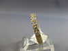 .73CT DIAMOND 14KT YELLOW GOLD 3D 4 PRONG SEMI ETERNITY WEDDING ANNIVERSARY RING