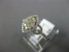 ESTATE .53CT DIAMOND 14KT TWO TONE GOLD 3D CLUSTER MARQUISE SHAPE LOVE KNOT RING