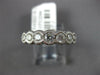 .95CT DIAMOND 18K WHITE GOLD 3D ROUND FILIGREE MILGRAIN 7 STONE ANNIVERSARY RING